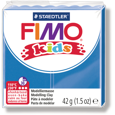 FIMO Pâte à modeler Kids 42g 8030-3 bleu