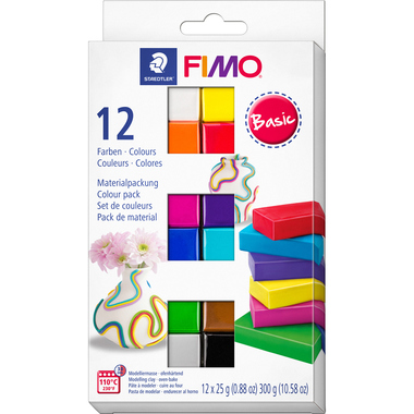 FIMO Set de modelage soft 12x25g 8023C12-1 Basic