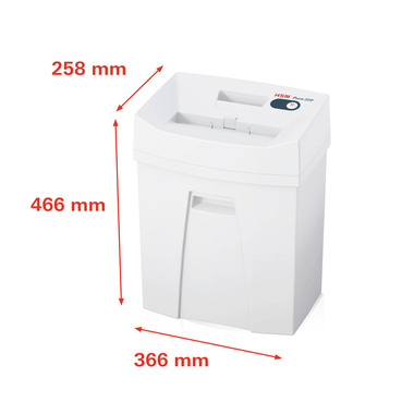HSM Aktenvernichter Pure 220 2320111 P-2, 25lt
