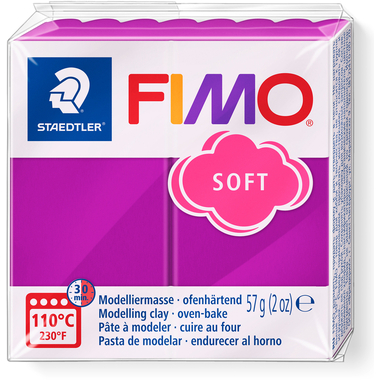 FIMO Plastilina Soft 57g 8020-61 viola