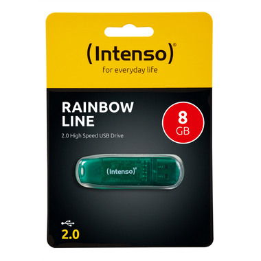 INTENSO USB-Stick Rainbow Line 8GB 3502460 USB 2.0 green