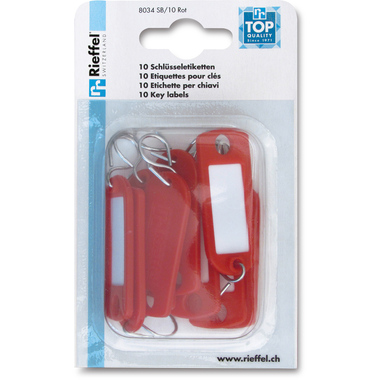RIEFFEL SWITZERLAND Porte-clé 8034 SB/10 ROT rouge 10 pcs.