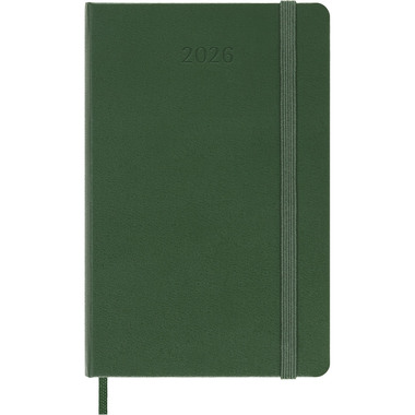 MOLESKINE Agenda Classic Pocket 2026 DHK1512DC2Y26 1T/1S myrtengrün HC 9x14cm