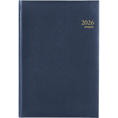 BREPOLS Agenda Omega Lima Kul. 2026 0.030.1256 1W/2S blau 21x29cm