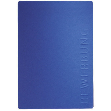 PAGNA Bewerbungsmappe Solo A4 22006-02 blau 5mm