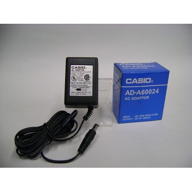 CASIO Transformateur AD-A60024 Source de courant noir