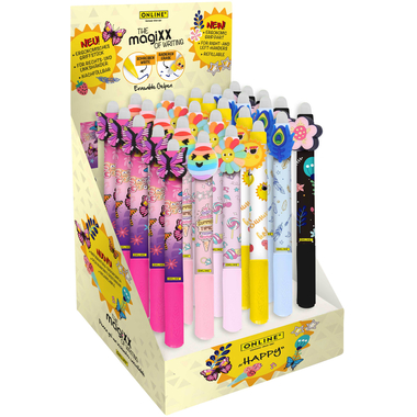 ONLINE Stylo Gel magiXX Fun Happy 35416/30 Display, assorté 30 pièces