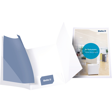 BIELLA Präsentationsmappe Pearl#3 18642101U weiss 225x315mm