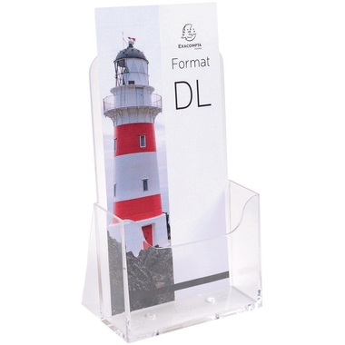 EXACOMPTA Porte brochure 1/3 A4 73058D transparent 65x115x107mm