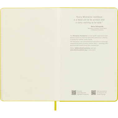 MOLESKINE Taccuino Color 13x21cm 56598853049 giallo, rigato, 192 p., HC