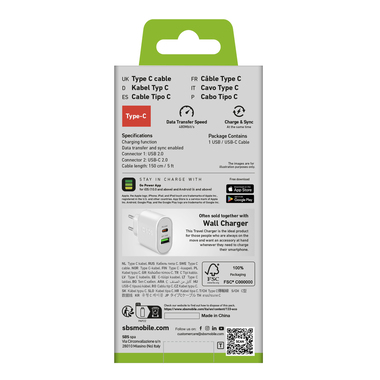 Câble de chargement USB 2.0-Type C