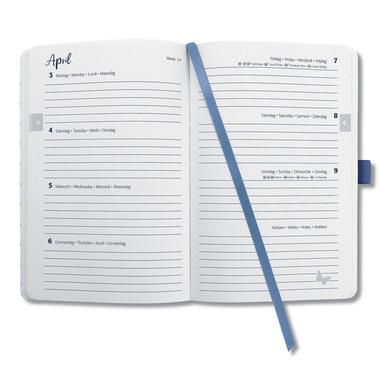 JOLIE Agenda Flair 2026 J6101 1S/2P indigo blue ML A5