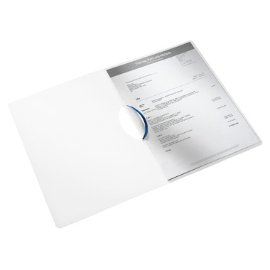 LEITZ Chiusura a fermaglio WOW 4A 41850036 blu 30 fogli