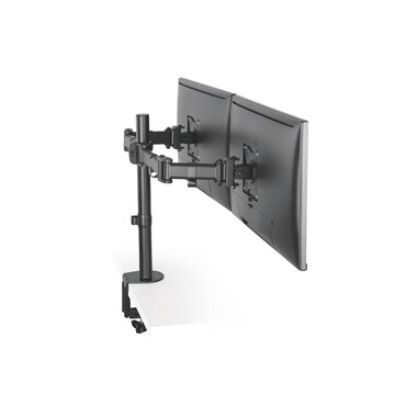 Ultradesk Tischhalterung Skeleton Double bis 16 kg – Schwarz matt