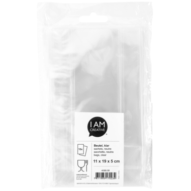 I AM CREATIVE sacs-cadeaux 4088.08 11x19x5cm, 10 pcs.