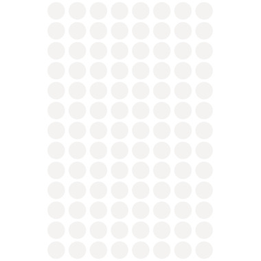 AVERY ZWECKFORM Markierungspunkte 8mm 3175 weiss 416 Stück