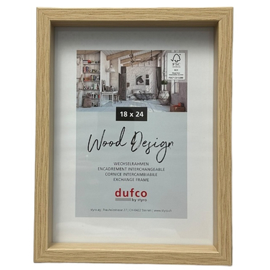 DUFCO Holz-Bilderrahmen 18x24cm 1610.80984 Fuji natur