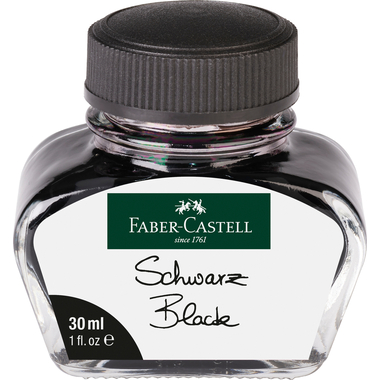 FABER-CASTELL Tintenglas 30ml 149854 schwarz