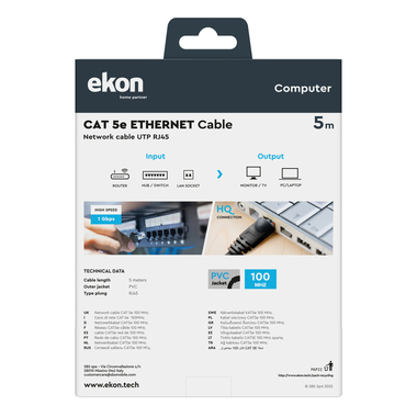 LAN cable for internet connections | Ekon