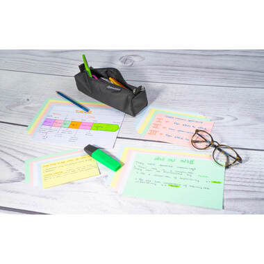 EXACOMPTA Karteikarten liniert A7 10830SE rosa 100 Stück