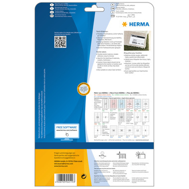 HERMA EtikettenSPECIAL 199.6x143.5mm 4519 weiss,non-perm. 40 St./20 Bl.