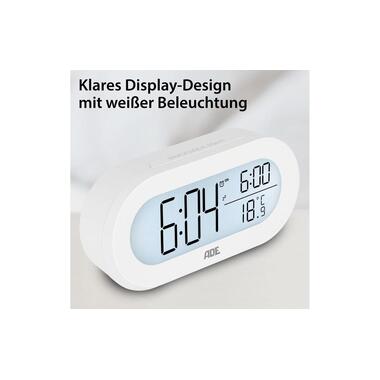Sveglia digitale bianca
