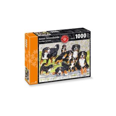 Carta.Media Puzzle Bernese Mountain Dogs 1000 Pieces