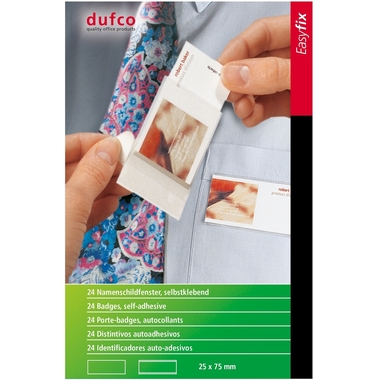 DUFCO Namensschilder 53002.425 25x75mm 24 Stück