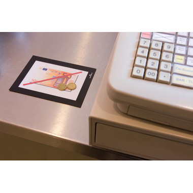 DURABLE Sichtfenster Duraframe 487001 schwarz, selbstklebend 2 Stk.