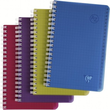 CLAIREFONTAINE LINICOLOR Quaderno 11x17cm 329235 A-Z 50 fogli