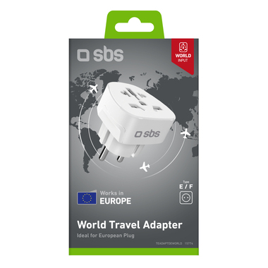 Adaptateur de voyage universel Schuko | SBS