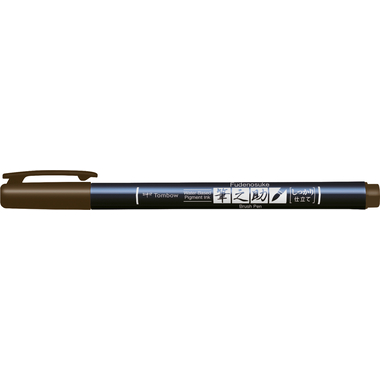 TOMBOW Kalligraphie Stift Hard WS-BH31 Fudenosuke, braun