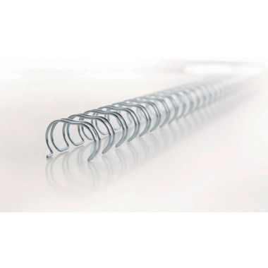 GBC Baguettes de reliure 8mm A4 RG810570 blanc, 34 anneaux 100 pcs.