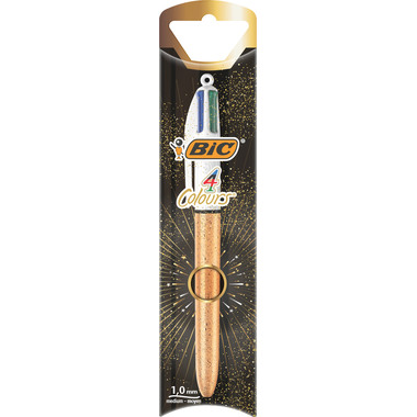 BIC Stylo à bille Party 992668 4 Colours