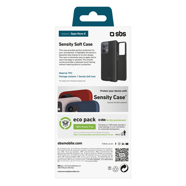 Cover morbida e colorata per Oppo Reno 8 | SBS