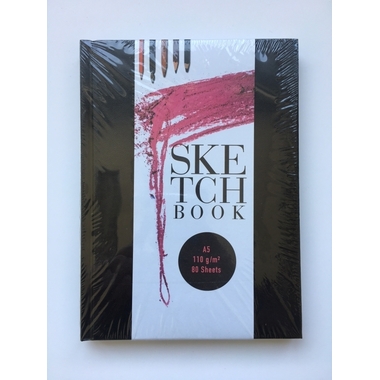 BAM4U.CH Skizzenbuch A5 6676A5 110g, perforiert 80 Blatt