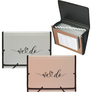 KOLMA Cartella Wedding A4 11.133.07 argento,we do