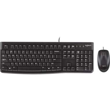 Logitech Tastatur-Maus-Set Desktop MK120