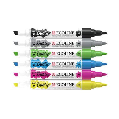 TALENS Ecoline Duotip Basis Set 11609910 6 couleurs