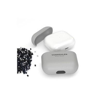 Vonmählen Custodia da trasporto Thin AirPods 3 Light Gray