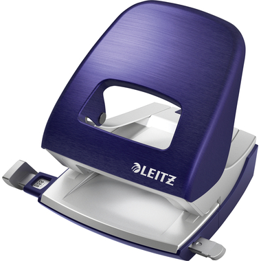LEITZ Bürolocher NewNeXXt Metall 50060069 titan blau 30 Blatt