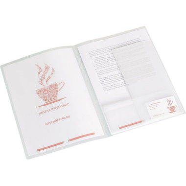 KOLMA Dossier présentation Vario A4 10.010.00 transparent, poche apposée
