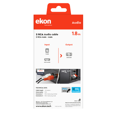 Cavo audio RCA | Ekon