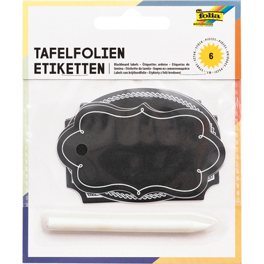 FOLIA Tafelfolie Etiketten 85x50mm 39201 mit Specksteinstift