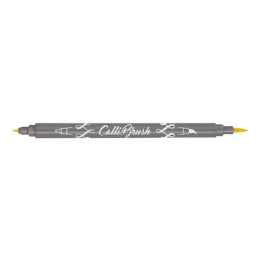 ONLINE Callibrush Pen Double Tip 2mm 19053/6 Fluo Yellow