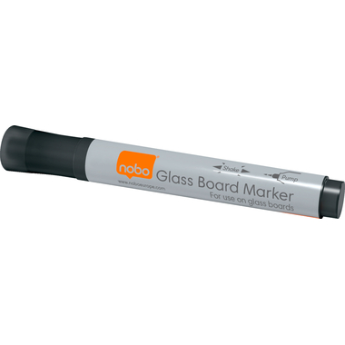 NOBO Glassboard-Marker 1905322 nero 4 pezzi