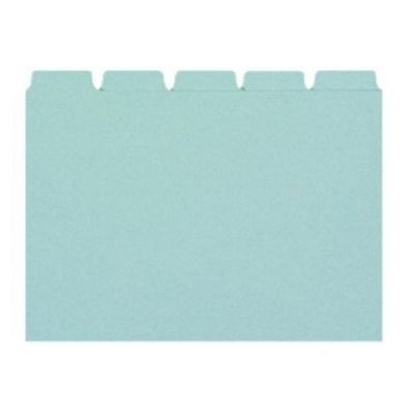 BIELLA Kartei-Leitkarten blanko A6 21065505U blau 25-teilig