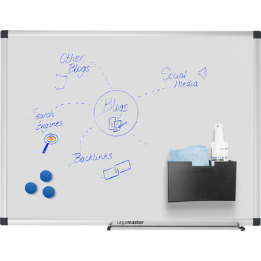LEGAMASTER Whiteboard 45x60cm 7-108235 Unite Plus emailliert