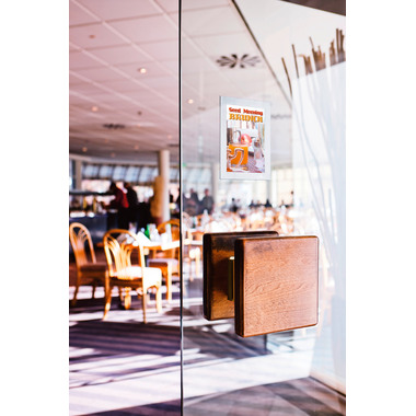 DURABLE Sichtfenster Duraframe 487023 silber, selbstklebend 2 Stk.