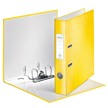 LEITZ Classeur WOW 180° 5.2cm 1006-00-16 jaune A4